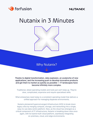 Nutanix in 3 minutes